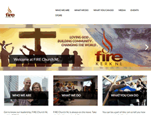 Tablet Screenshot of firekerk.nl